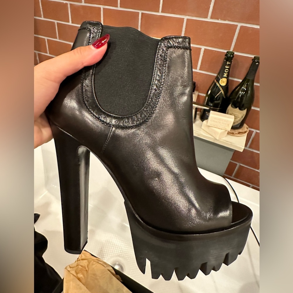 Versus Versace Platform Combat Booties 39